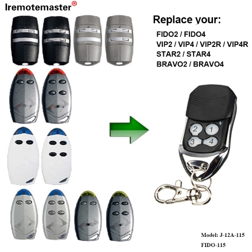 UNTUK FIDO2 / FIDO4 / VIP2 / VIP4 / VIP2R / VIP4R / STAR2 / STAR4 / BRAVO2 / BRAVO4 pintu garasi remote 433.92 MHZ Rolling Code