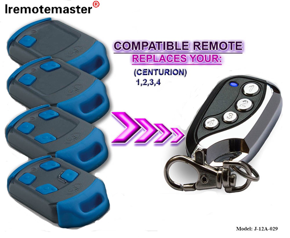 Kanggo Remote Control Panggantos 433.92MHz Rolling Code Garasi Door Opener Command Transmitter