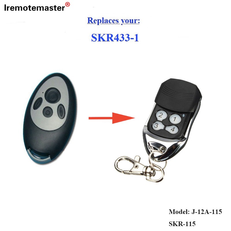 Untuk SKR433-3 pintu garasi penggantian remote control kode rolling 433,92 MHz